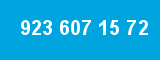 923 607 15 72 923 607 15 72